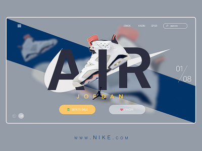 Nike Jordan adobe xd adobexd airjordan ali.e.noghli app design iran istanbul jordan minimal nike turkey ui ui ux ux web xd