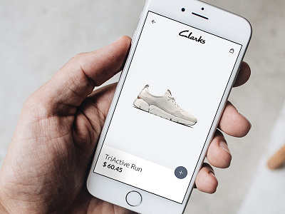 Clarks AppUI app clarks design ios minimal redesign shoes store studio ui