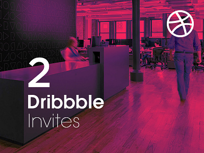 2 Dribbble Invitations