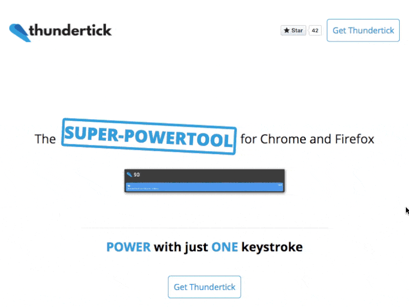 Thundertick for Chrome alfred animation computer design gif mac search spotlight thundertick