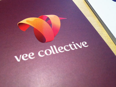 Vee Collective Business Cards business cards collateral print rounded corners sillkcards spot uv stationary