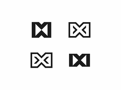 MX monogram acceleration arrow branding center compression computer creative digital infinity keyboard logo mice minimalist modern monogram mouse sports target tech vr