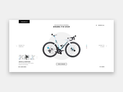 Bike ecommerce interface landing minimal modern ui uidesign ux webdesign weblayout website