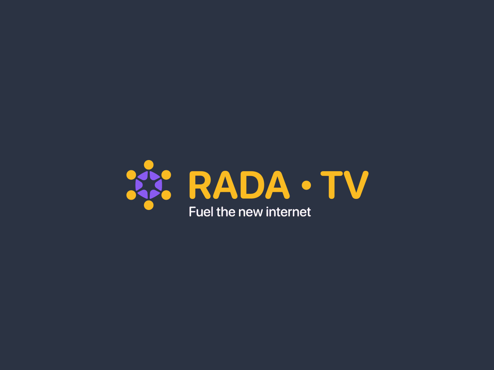 Rada TV - Logo animation 2d after effect animation branding design illustration logo logo animation logo motion loop motion motiongraphics rada tv