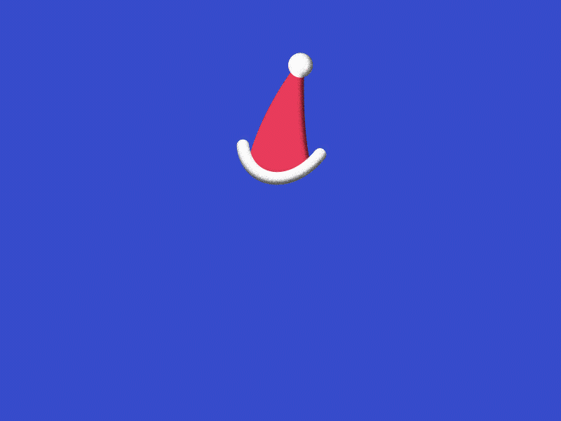 Christmas after effect animation box hat illustration merrychristmas motiongraphics