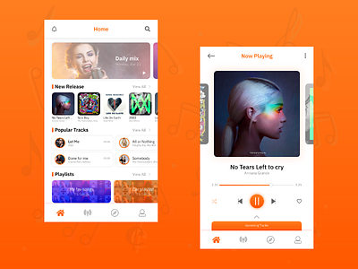 Music 1 app ios ios app music music app music player sketch ui ux