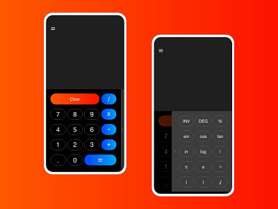 Calculator - DailyUI 004 application calculator calculator app calculator ui interaction design user experience user interface