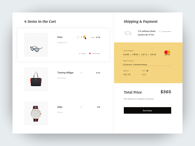 Daily UI Challenge #002 Credit Card Checkout