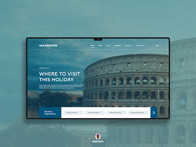 Vacation Website Landing Page