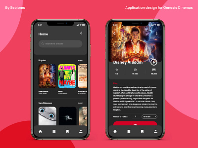 Genesis Cinemas Application Design