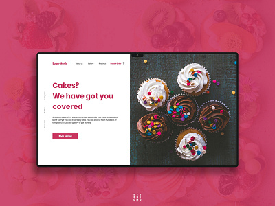 Cake Website UI Design