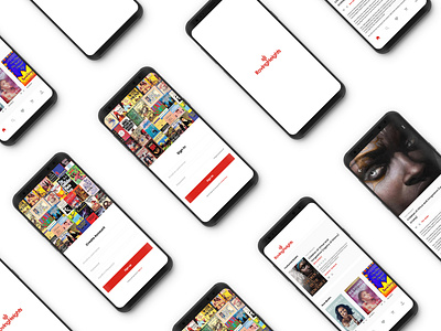 App Design Concept for RovingHeight (An Online bookstore)