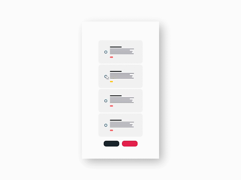 Delete and Undo adobexd animation microanimation microinteraction ui ux