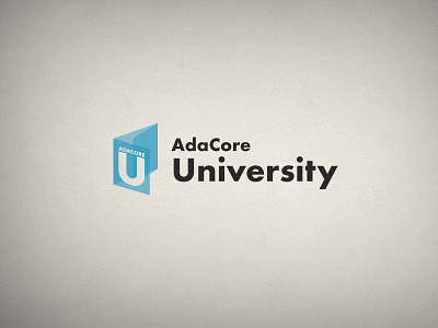 AdaCore U Logo Expanded futura logo textual university