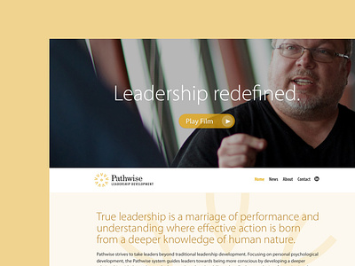 Pathwise Leadership css graphic design html js