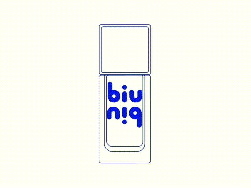 Cosmetic Biuniq - Product Teaser animation branding dailyui design flat icon illustration logo minimalist outline packaging product design teaser transition typography vector