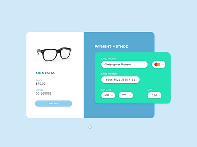 DailyUI Challenge 002 - Credit Card Checkout adobexd creditcard creditcardcheckout dailyui 002 dailyui002 eyeglasses glasses glassescompany glassesmarket glassesshop uidesign uidesigner uiuxdesign webdesign