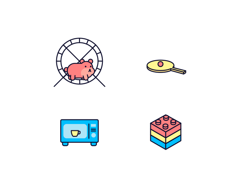 icon set - loaders animation ball download free freebie hamster icon iconset lego loader loading lottie lottiefiles microwave motion ui