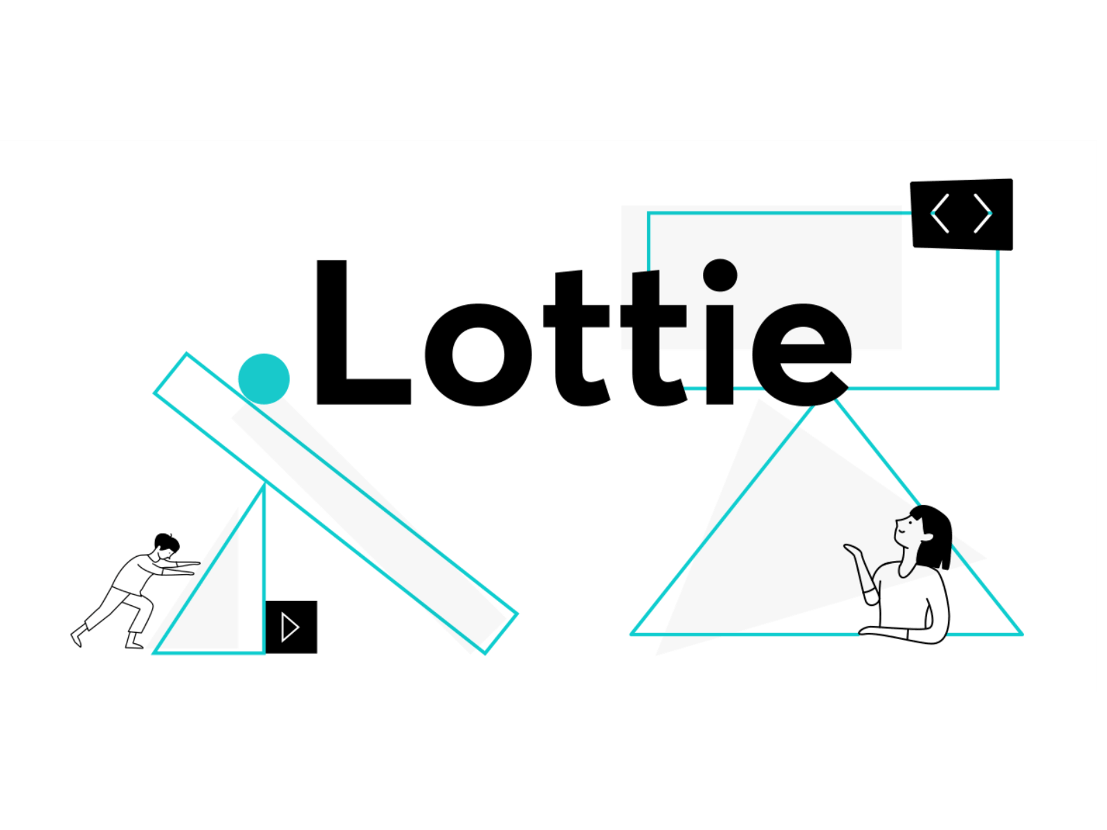 introducing dotLottie .lottie animation branding character dotlottie empty state illustration lineart logo lottie lottiefiles motion shapes ui