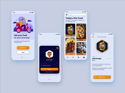 Food Delivery App UI Design