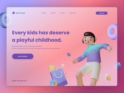 Kids Troy Website Layout