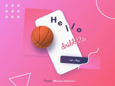 My First Shot on Dribbble