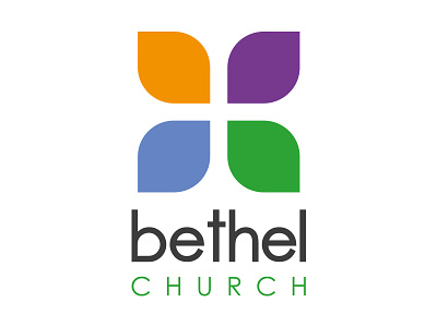 Bethel Church Logo bethel church cross logo mark multi color negative space