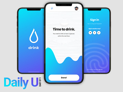 Daily UI Challenge #011 app blue clean daily challenge design flash message iconography idea ui challenge ux