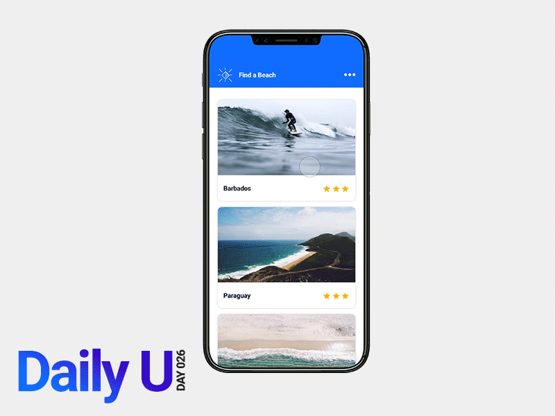 Daily UI Challenge #026 animation app blue clean daily ui ios iphone principle sketch app subscribe ui challenge