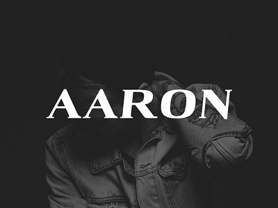 Free Aaron Serif Demo Font branding font classic font clean font cover font display font editorial font handwritten serif font