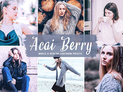 Acai Berry Mobile & Desktop Lightroom Presets