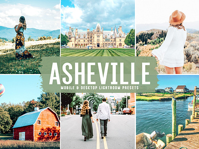 Asheville Mobile & Desktop Lightroom Presets