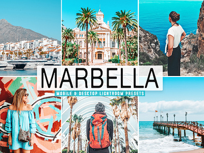 Marbella Mobile & Desktop Lightroom Presets