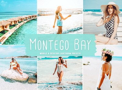 Montego Bay Mobile & Desktop Lightroom Presets aesthetic tones beautiful presets dreamy presets impressive presets instagram presets lovely presets modern presets natural presets photo editing portrait presets professional presets simple presets unique presets warm presets