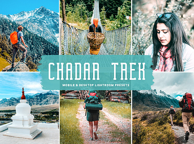 Chadar Trek Mobile & Desktop Lightroom Presets aesthetic tones beautiful presets desktop presets dreamy presets impressive presets instagram presets lovely presets modern presets natural presets photo editing portrait presets professional presets simple presets travel presets unique presets warm presets