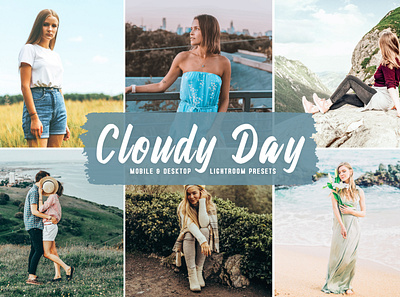 Cloudy Day Mobile & Desktop Lightroom Presets aesthetic tones beautiful presets dreamy presets impressive presets instagram presets lovely presets modern presets natural presets photo editing portrait presets professional presets simple presets travel presets unique presets warm presets