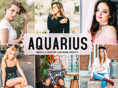 Aquarius Mobile & Desktop Lightroom Presets