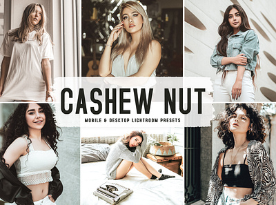 Cashew Nut Mobile & Desktop Lightroom Presets modern presets