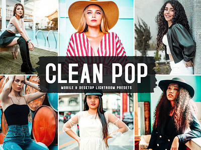 Clean Pop Mobile & Desktop Lightroom Presets