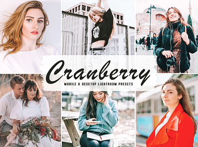 Cranberry Mobile & Desktop Lightroom Presets travel presets