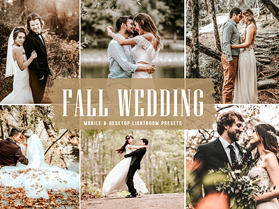 Fall Wedding Mobile & Desktop Lightroom Presets