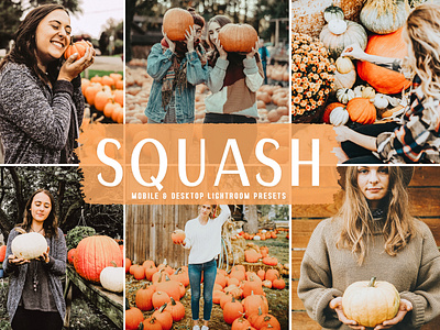 Squash Mobile & Desktop Lightroom Presets