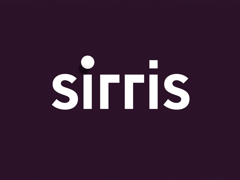Sirris 3d animation belgium branding graphic design logo logo design logotype minimal 3d motion design motion graphics vector