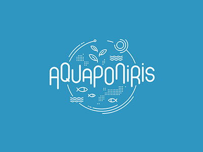 Aquaponiris aquaculture bio fish hydroponics nature organic sun water