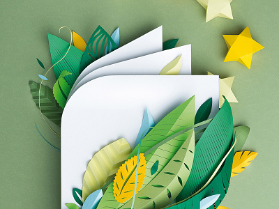 Green European Journal belgium brussels design green handmade illustration leaves paper paperdesign photography vebe