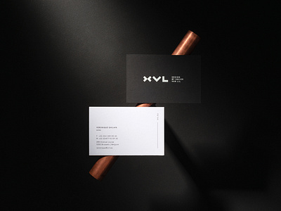 XVL belgium bold bold font brand design brand identity branding branding design brussels business card businesscard design furnishing furniture interior logo logo design logotype typography