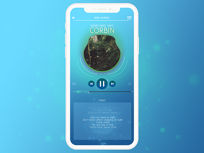 Corbin UI corbin daily daily ui light music music player trand ui ui design user interface