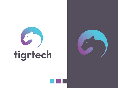 Tigrtech Logo Design animal logo app brand identity branding icon it logo logodesign logotype minimal modern monogram negative space logo software company solution symbol system tech technology tiger