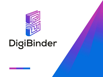 DigiBinder - Logo Design app application binder brand identity brand mark branding digi digital graphic design illustration it logo logodesign mar mark modern software symbol tech technology