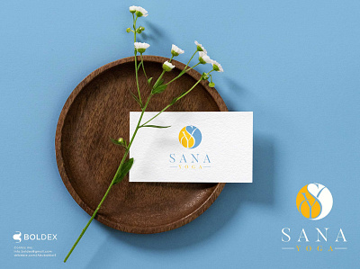 Sana Yoga | Logo Design brand identity branding design elegant logo fashion illustration lettermark logo logodesign logotype luxury modern wordmark yoga